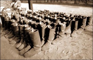 Soviet Kirza military boots